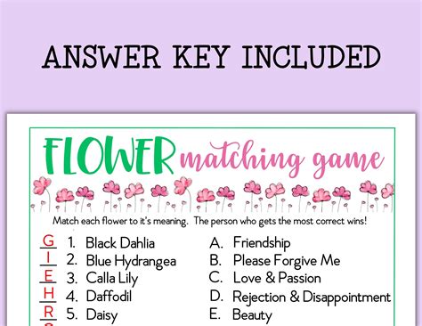 Image result for Flower Matching Game Printable