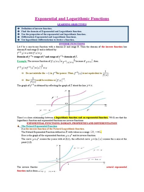 Image result for Features of Exponential and Log Functions Delta Math