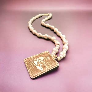 MKHandlooms Hanuman Ji Tulsi Mala Om Hi Hanumate Namah Mahamantra And ...