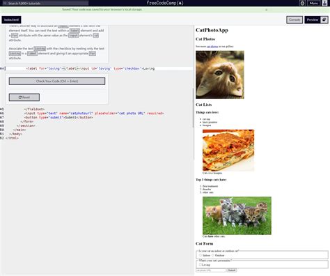 Image result for Freecodecamp HTML Step 6 Answer