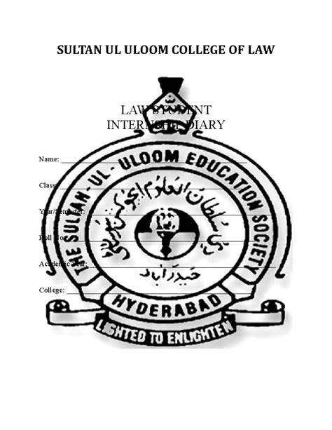 LAW 101 - Internship Diary Template for Law Students - Studocu