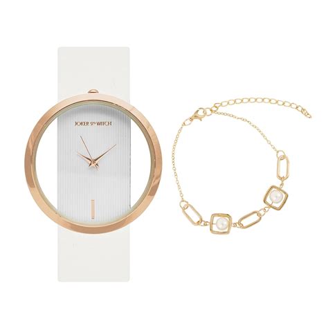Buy Joker & Witch Faux Leather Women Kyomi Analogue Watch Bracelet ...