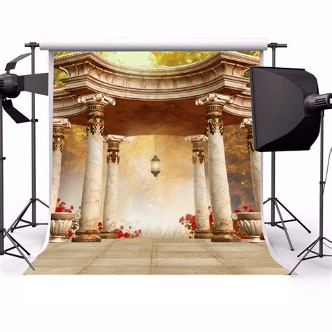 Buy AOFOTO 8x8ft Romantic Wedding Royal Gazebo Background Classic ...