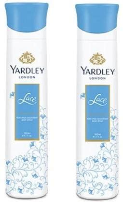 YARDLEY Lace Pack of 2 Deodorant Spray - For Women - Price in India ...