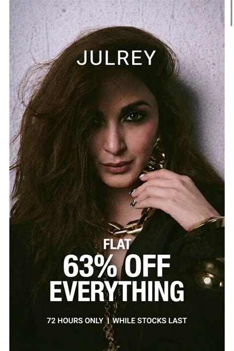48 HOUR FLASH SALE - FLAT 63% OFF – JULREY