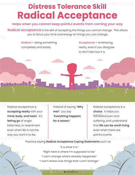 DBT Radical Acceptance (PDF) - Mental Health Center Kids