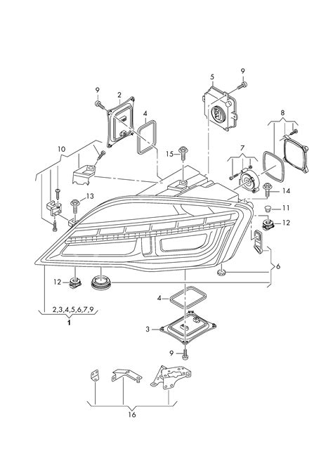 941 - LED headlight; LED headlight with laser main beam; Headlight ...