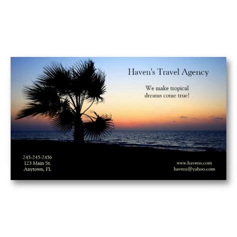 Travel Agent Business Cards 的图像结果