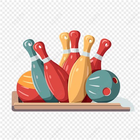 Bowling Clipart Bowling Pins And Bowling Balls On A Tray Cartoon Vector ...