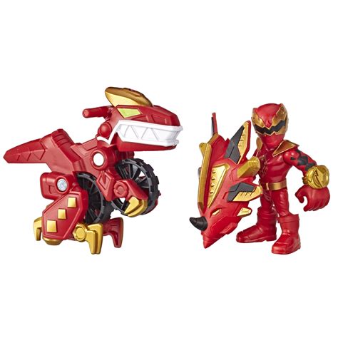 Power Rangers Playskool Heroes Red Ranger and Raptor | Ubuy India