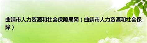 曲靖市人力资源和社会保障局网（曲靖市人力资源和社会保障）_草根科学网