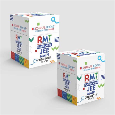 JEE Main RMT FLASHCARDS Chemistry (Part-1 & 2) Set Of 2 Boxes (For 2025 ...