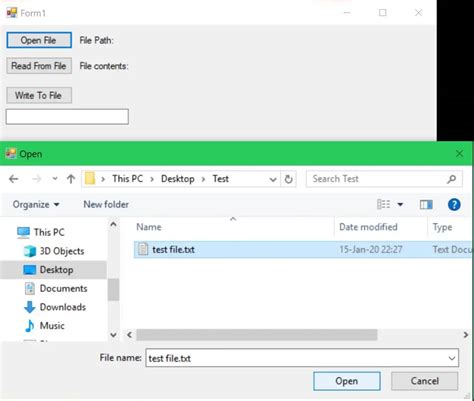 Image result for Open File Dialog