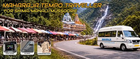 Hire 9 Seater Maharaja Tempo Traveller on rent in Delhi | ₹22/km