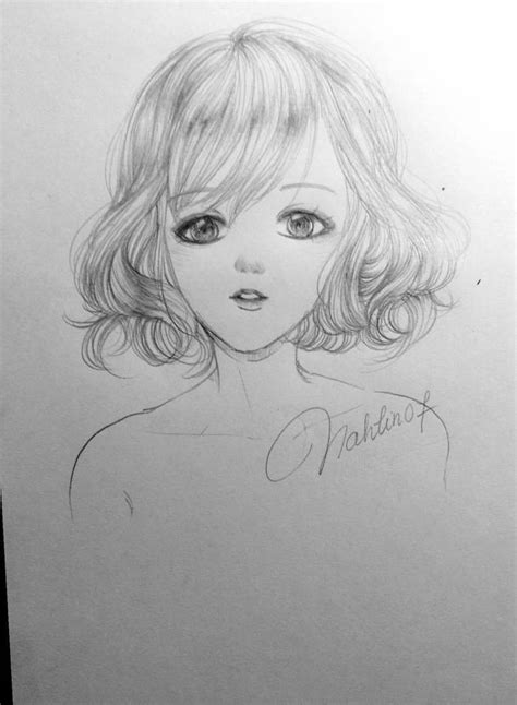 Short Curly Hair Drawing 的图像结果