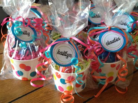Candy Birthday Party Favors - birthday girl