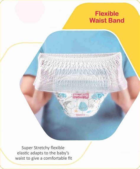 babyhug Advanced Pant Style Diaper, 3D Leak Guard, Alcohol Free, Anti ...
