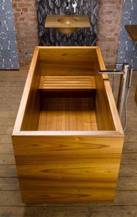 Ofuro wooden soaking bathtub iroko wood customizable etsy – Artofit