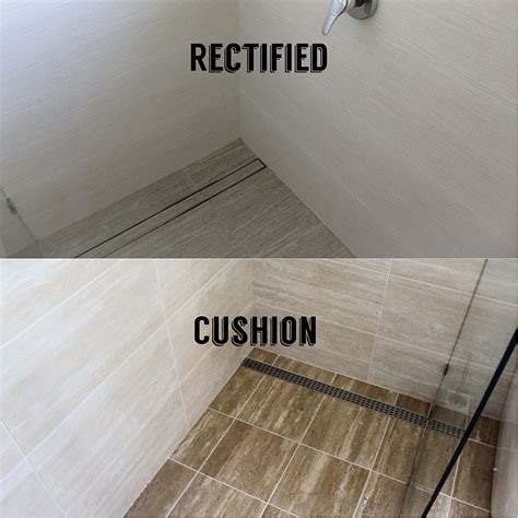 Rectified Tiles versus Cushion Edge - On The Ball Bathrooms