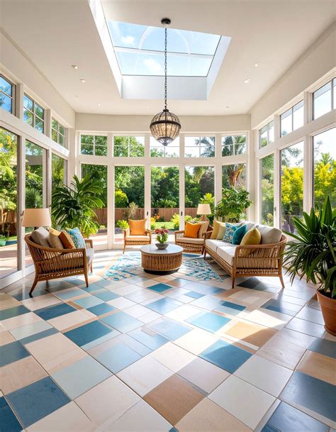 24 Sunroom Tile Floor Ideas to Refresh Tile Floors - Too Much Time