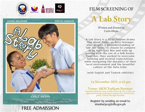 FILM SCREENING OF “A LAB STORY”, AKM Yeşilçam Sineması, Istanbul, 14 ...
