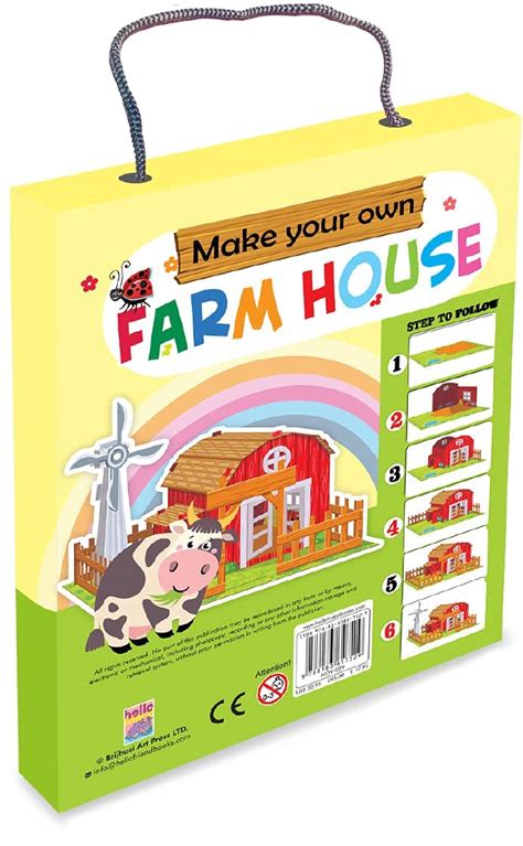 BRIJBASI Early Learning Educational 3D Model Making Own Farm House ...
