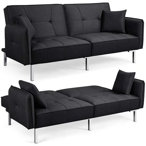 Buy Yaheetech Sofa Bed 3 Seater Sofa Click Clack Sofa Bed Recliner ...