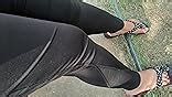 Buy BLINKIN Gym wear Mesh Leggings Workout Pants with Side Pockets ...