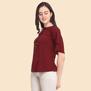 J B Fashion Women's Plain Regular fit Top : Amazon.in: Fashion