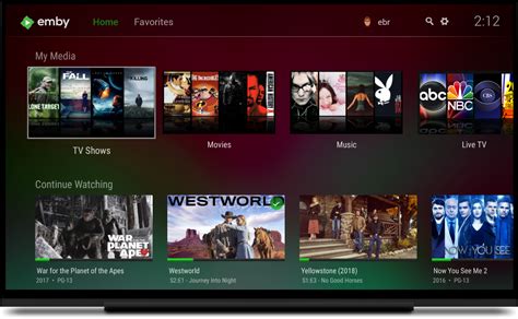 Emby Android 的图像结果