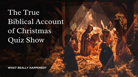 The True Biblical Account of Christmas Quiz Show, 403 Maple Avenue ...