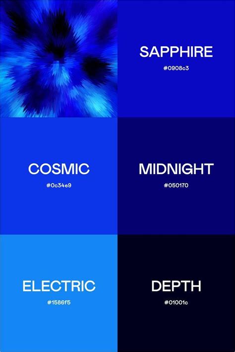 Blue Colour Chart 的图像结果