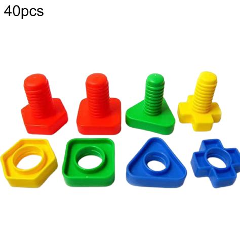 VERMON Nuts Bolts Toy 40PcsSet Building Blocks India | Ubuy