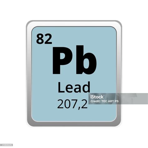 Periodic Table Element Lead Stock Illustration - Download Image Now ...