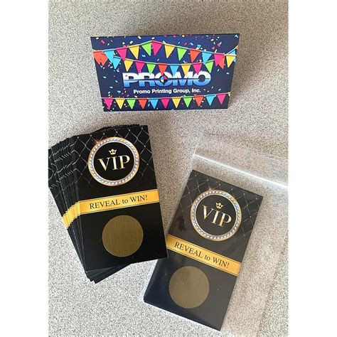 PROMO PRINTING GROUP, INC. VIP Scratch Off Cards 1 - India | Ubuy