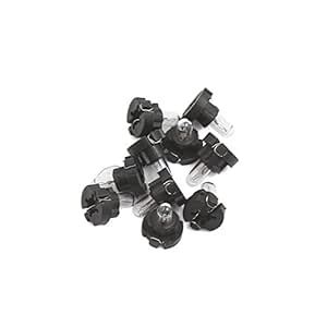 PRAV® 10Pcs Yellow T3 Dashboard LED Indicator Side Light Bulb for Car ...