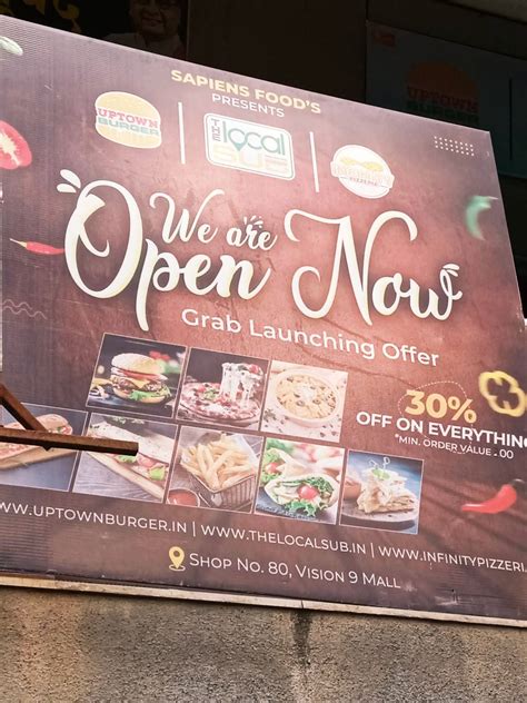 Menu at Uptown Burger - Fountain Market, Hinjewadi Phase 3, Pune