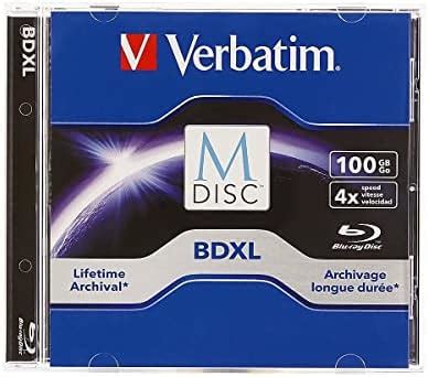 Verbatim M-Disc BD-R 25GB 4X with Branded Surface - 25pk Spindle ...