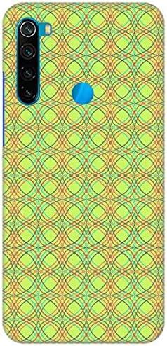 AMEZ Yellow Abstract Twirls Printed Back Cover Phone Case for Redmi ...