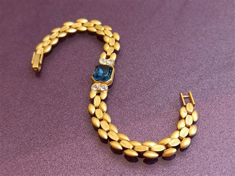 Vintage Gold Plated Bracelet Retro Gold Plated Bracelet Gold - Etsy