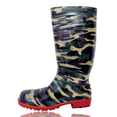 Fortune Army Print 15 Inch Gumboot (Size 6) | Gum Boots for Men ...