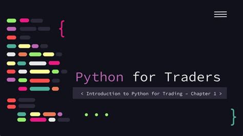 Image result for Python Use in Trading