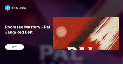 Poomsae Mastery - Pal Jang/Red Belt, 10454 Ridgefield Parkway, Henrico ...