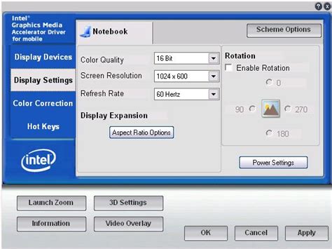 Image result for Intel Graphics Driver Windows XP