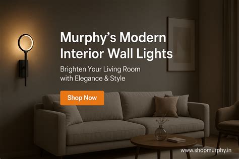 Murphy's Modern Interior Wall Lights for Living Rooms – Murphy Lightings