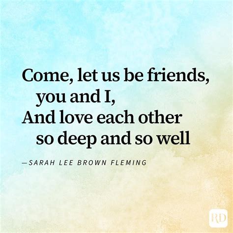 Friendship in Rhyme: Poems That Celebrate Connection