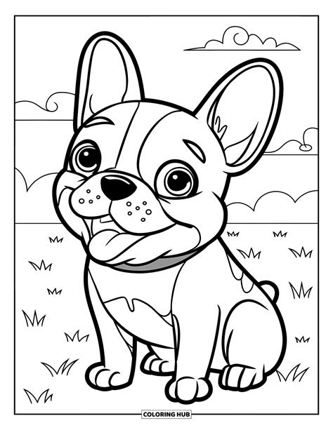85+ French Bulldog Coloring Pages for Kids & Adults (Free Printable PDFs)