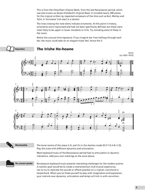 The Advanced Pianist Book 1