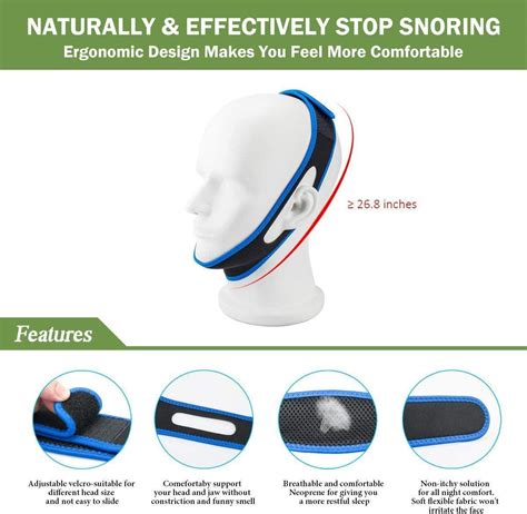 Healthing Anti Snoring Chin Strap - Upgraded Sleep Aid for Men and Women - Stop Snoring and ...