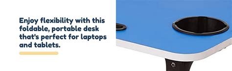 AUNO Homes Table Laptop Study Bed Home Wooden Foldable Students Stand ...